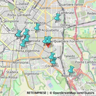 Mappa Via Laura Ciceri Visconti, 20137 Milano MI, Italia (1.84818)
