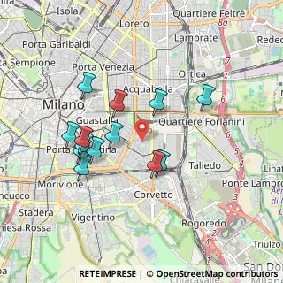 Mappa Via Laura Ciceri Visconti, 20137 Milano MI, Italia (1.67231)