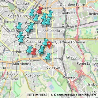 Mappa Via Laura Ciceri Visconti, 20137 Milano MI, Italia (2.09444)