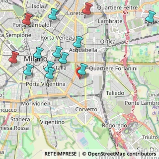 Mappa Via Laura Ciceri Visconti, 20137 Milano MI, Italia (2.49231)
