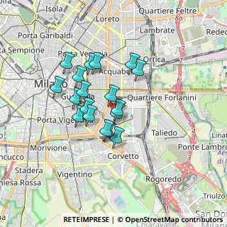 Mappa Via Laura Ciceri Visconti, 20137 Milano MI, Italia (1.34389)