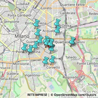 Mappa Via Laura Ciceri Visconti, 20137 Milano MI, Italia (1.21167)
