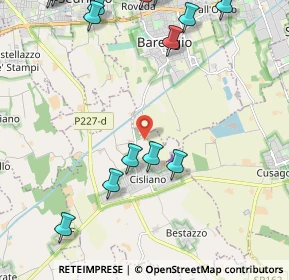 Mappa Cascina Varesina, 20080 Cisliano MI, Italia (3.227)