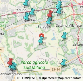 Mappa Cascina Varesina, 20080 Cisliano MI, Italia (5.42529)