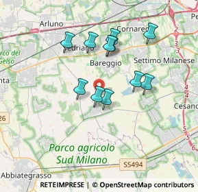 Mappa Cascina Varesina, 20080 Cisliano MI, Italia (3.01364)