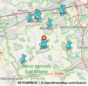 Mappa Cascina Varesina, 20080 Cisliano MI, Italia (3.93727)