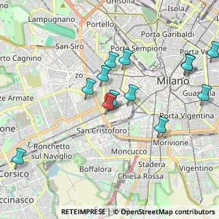 Mappa Via Solari, 20144 Milano MI, Italia (2.07538)