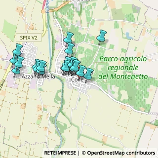 Mappa Via Santa M. C. Di Rosa, 25020 Capriano del Colle BS, Italia (0.8425)