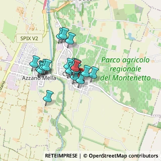 Mappa Via Santa M. C. Di Rosa, 25020 Capriano del Colle BS, Italia (0.6785)
