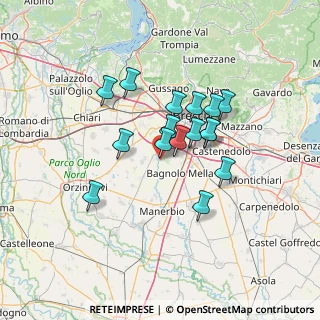 Mappa Via Santa M. C. Di Rosa, 25020 Capriano del Colle BS, Italia (10.56125)