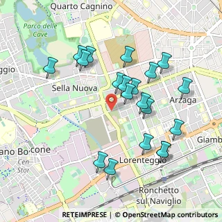 Mappa Via Teobaldo Ciconi, 20147 Milano MI, Italia (0.949)