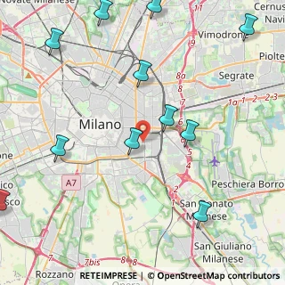 Mappa 20137 Milano MI, Italia (5.53455)