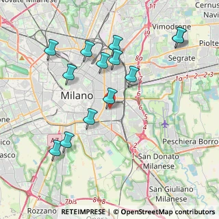 Mappa 20137 Milano MI, Italia (4.17077)