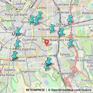 Mappa 20137 Milano MI, Italia (2.38357)