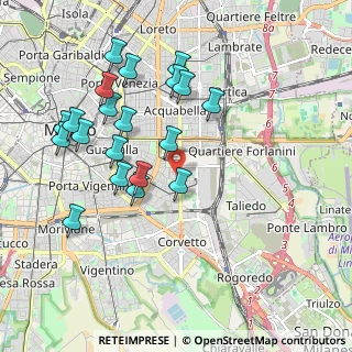 Mappa 20137 Milano MI, Italia (1.995)