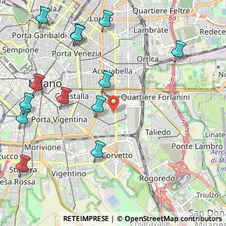 Mappa Via degli Etruschi, 20137 Milano MI, Italia (2.78538)