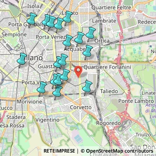 Mappa 20137 Milano MI, Italia (2.04444)