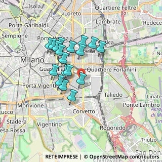 Mappa 20137 Milano MI, Italia (1.45722)