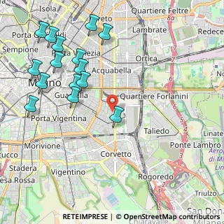 Mappa 20137 Milano MI, Italia (2.47667)