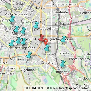 Mappa 20137 Milano MI, Italia (2.25167)