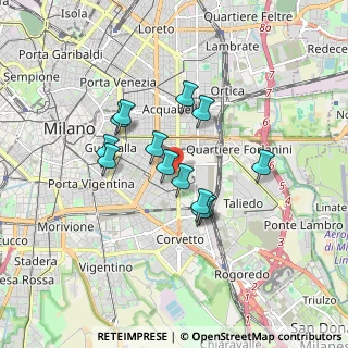 Mappa 20137 Milano MI, Italia (1.34538)