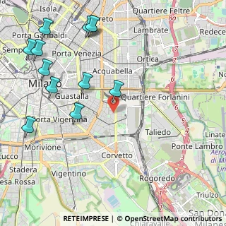 Mappa 20137 Milano MI, Italia (2.70583)