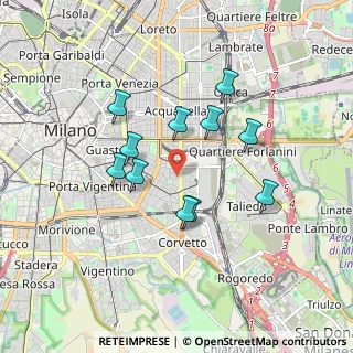 Mappa 20137 Milano MI, Italia (1.52182)