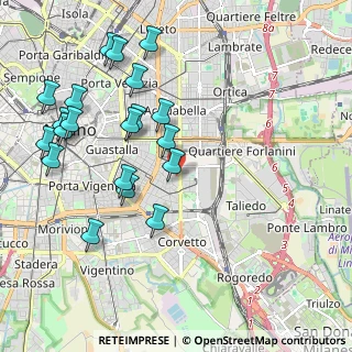 Mappa Via degli Etruschi, 20137 Milano MI, Italia (2.268)