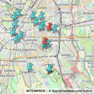 Mappa Via degli Etruschi, 20137 Milano MI, Italia (2.234)