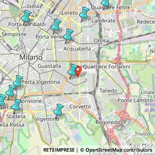 Mappa 20137 Milano MI, Italia (3.42462)