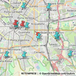 Mappa 20137 Milano MI, Italia (2.68333)