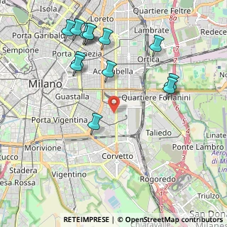 Mappa 20137 Milano MI, Italia (2.33615)