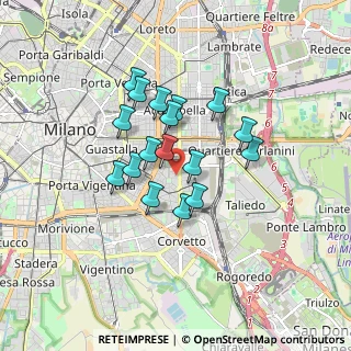 Mappa 20137 Milano MI, Italia (1.30588)