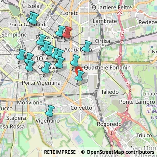 Mappa 20137 Milano MI, Italia (2.18611)