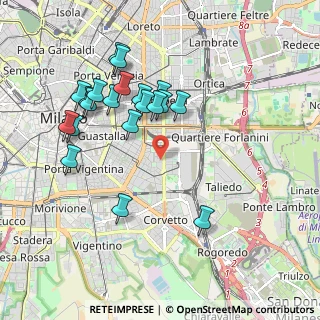 Mappa 20137 Milano MI, Italia (1.9215)