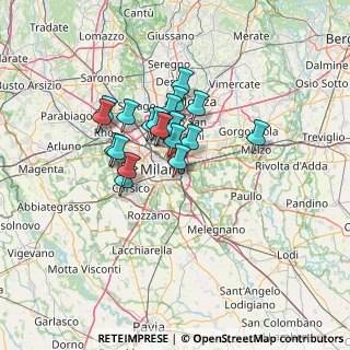 Mappa 20137 Milano MI, Italia (9.889)
