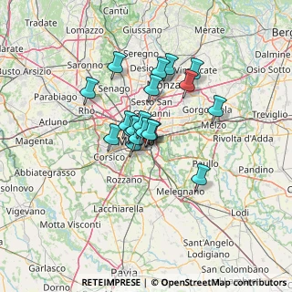 Mappa 20137 Milano MI, Italia (9.14684)