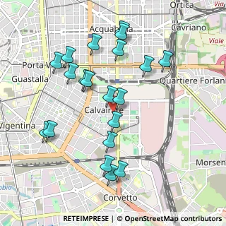 Mappa 20137 Milano MI, Italia (1.0015)