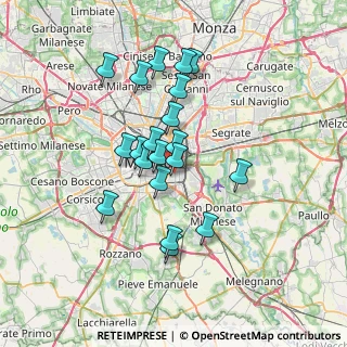 Mappa 20137 Milano MI, Italia (5.9915)