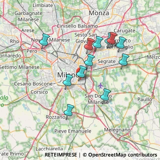 Mappa 20137 Milano MI, Italia (6.9475)