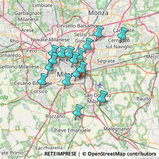 Mappa Via degli Etruschi, 20137 Milano MI, Italia (5.90563)