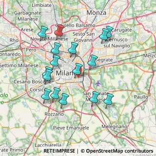 Mappa 20137 Milano MI, Italia (7.34938)