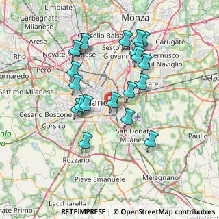 Mappa 20137 Milano MI, Italia (6.9755)