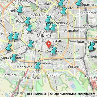 Mappa Via Quadronno, 20121 Milano MI, Italia (2.905)