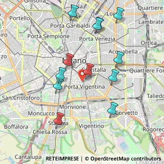 Mappa Via Quadronno, 20121 Milano MI, Italia (2.05583)