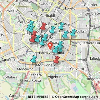Mappa Via Quadronno, 20121 Milano MI, Italia (1.50947)