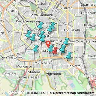 Mappa Via Quadronno, 20121 Milano MI, Italia (1.33929)