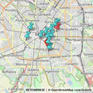 Mappa Via Quadronno, 20121 Milano MI, Italia (1.19833)