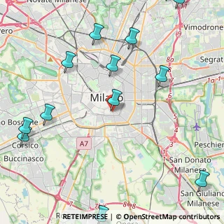 Mappa Via Quadronno, 20121 Milano MI, Italia (6.25143)