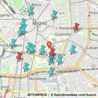 Mappa Via Quadronno, 20121 Milano MI, Italia (1.11611)